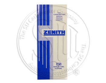 Zenith C.D Carburettor Needle Profile Chart